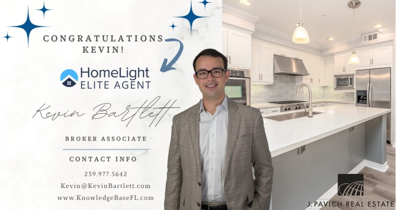 Kevin Bartlett Named Top 1% of Agents With HomeLight